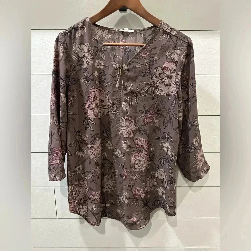 Maurice’s Blouse with Zipper- women’s small